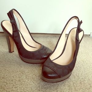 Coach Black Heels